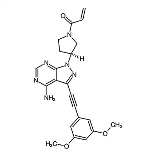 (S)-1-(3-(4-氨基-3-((3,5-二甲氧基苯基)乙炔基)-1H-吡唑并[3,4-d]嘧啶-1-基)吡咯烷-1-基)丙-2-烯-1-酮