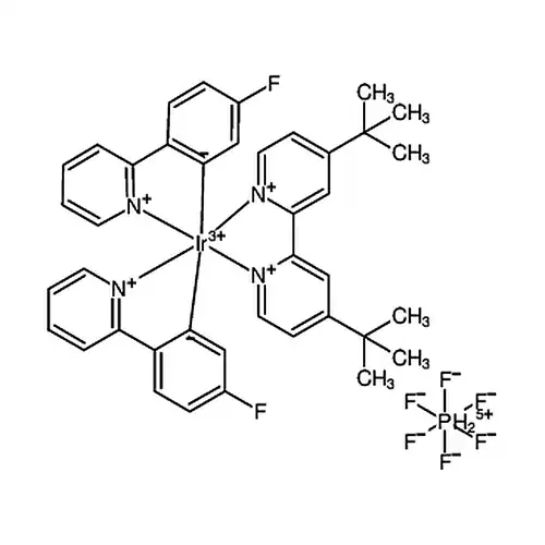 [2,2'-联(4-叔丁基吡啶)]双[2-(4-氟苯基)吡啶]铱(III)六氟磷酸盐