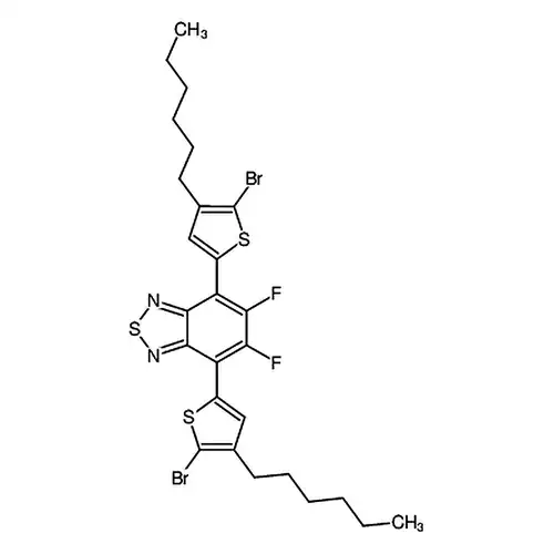 4，7-双(5-溴-4-己基噻吩-2-基)-5，6-二氟苯并[c] [1，2，5]噻二唑
