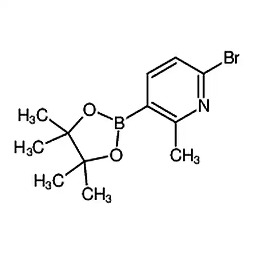 6-溴-2-甲基-3-(4,4,5,5-四甲基-1,3,2-二氧硼杂环戊烷-2-基)吡啶