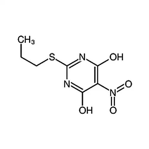 5-硝基-2-(丙基硫代)嘧啶-4,6-二醇