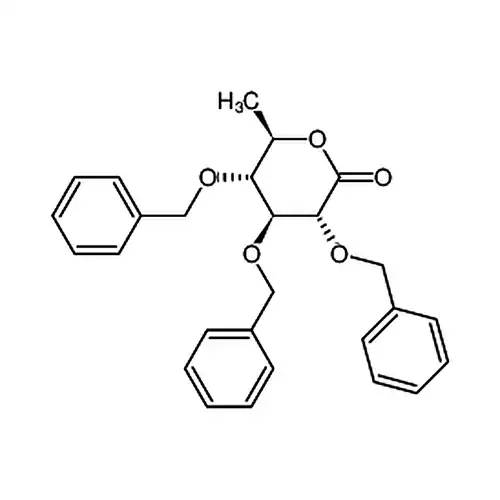 (3R,4S,5R,6R)-3,4,5-三(苄氧基)-四氢-6-甲基吡喃-2-酮