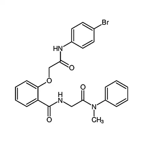 2-(2-(4-溴苯基氨基)-2-氧乙氧基)-N-(2-(甲基(苯基)氨基)-2-氧乙基)苯甲酰胺