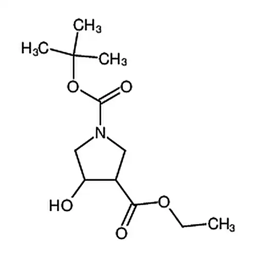 1-Boc-4-羟基吡咯烷-3-甲酸乙酯