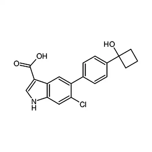 6-氯-5-(4-(1-羟基环丁基)苯基)-1H-吲哚-3-羧酸