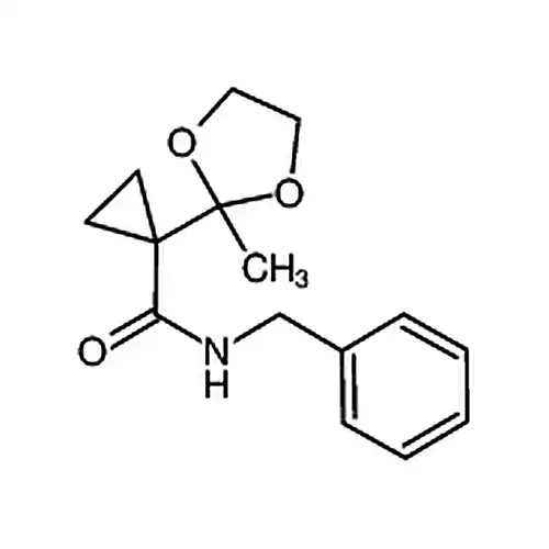 N-苄基-1-(2-甲基-1，3-二氧戊环-2-基)环丙烷-1-甲酰胺
