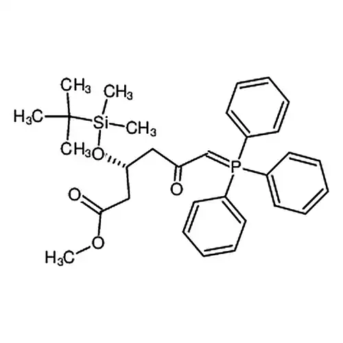 (3R)-叔丁基二甲硅氧基-5-氧代-6-三苯基膦烯己酸甲酯