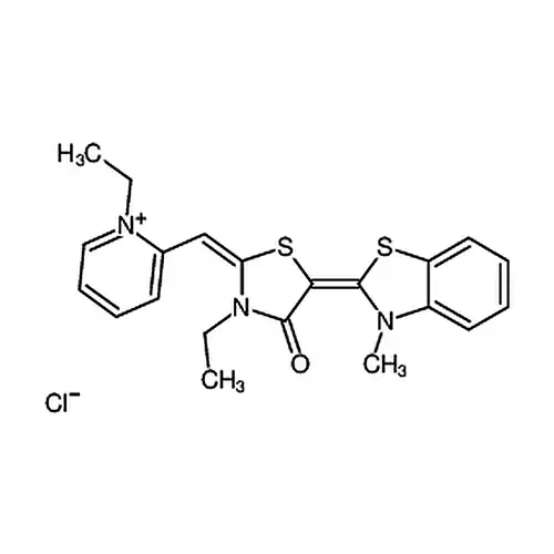 1-乙基-2-((Z)-((Z)-3-乙基-5-(3-甲基苯并[d]噻唑-2(3H)-亚基)-4-氧代噻唑烷-2-亚基)甲基)吡啶-1-鎓氯化物