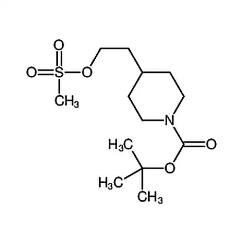 4-(2-((甲磺酰基)氧基)乙基)哌啶-1-羧酸叔丁酯