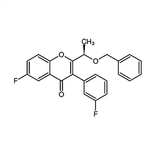 (R)-2-(1-(苄氧基)乙基)-6-氟-3-(3-氟苯基)-4H-色烯-4-酮