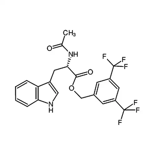 (S)-3,5-双(三氟甲基)苄基 2-乙酰氨基-3-(1H-吲哚-3-基)丙酸酯