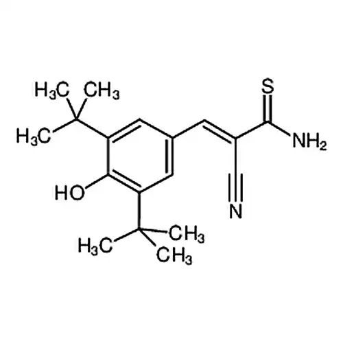(E)-2-氰基-3-(3,5-二叔丁基-4-羟基苯基)丙-2-烯硫酰胺