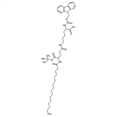 N2-[芴甲氧羰基]-N6-[N-(1-氧代十六烷基)-L-GAMMA-谷氨酰]-L-赖氨酸 1'-叔丁酯
