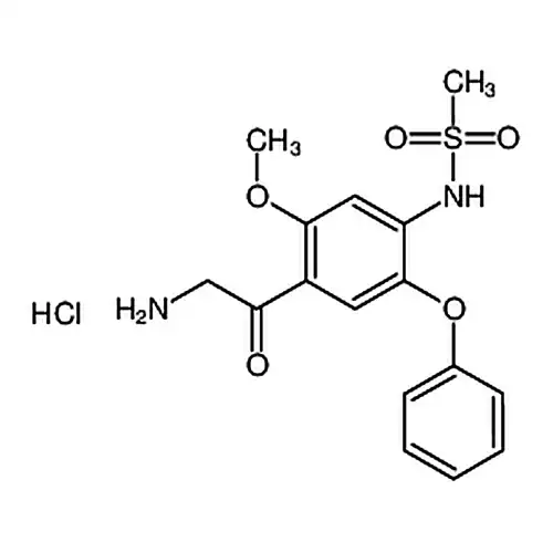 α-氨基-2-甲氧基-4-甲磺酰胺基-5-苯氧苯乙酮盐酸盐