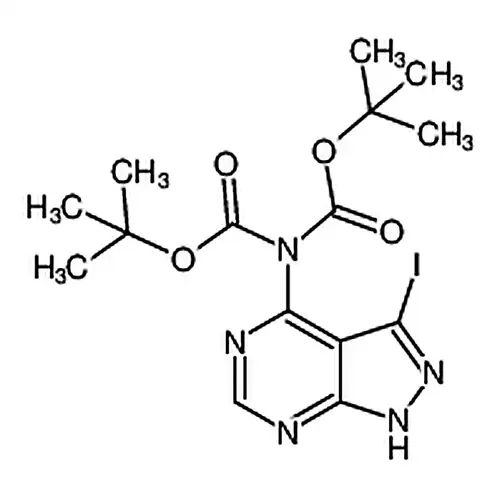 (3-碘-1H-吡唑并[3，4-d]嘧啶-4-基)氨基双甲酸叔丁酯