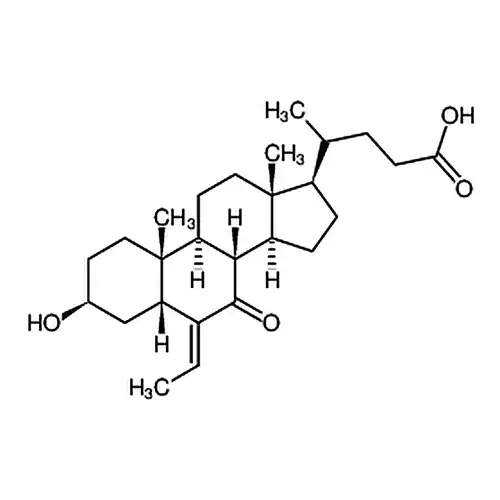 (E)-3α-羟基-6-亚乙基-7-酮-5β-胆烷-24-酸