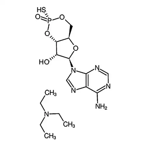 (R)-腺苷 环3'，5'-(硫代磷酸氢酯)三乙胺盐