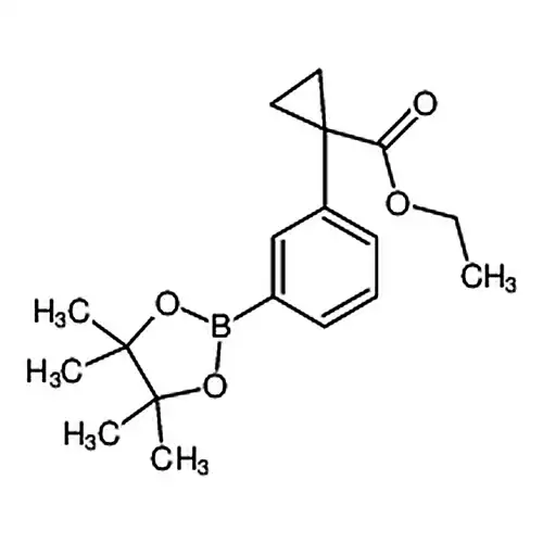 1-(3-(4，4，5，5-四甲基-1，3，2-二氧杂硼杂环戊烷-2-基)苯基)环丙烷-1-羧酸乙酯