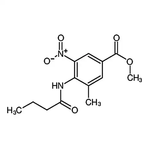 3-甲基-4-丁酰氨基-5-硝基苯甲酸甲酯