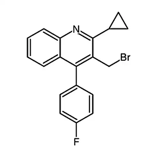 3-(溴甲基)-2-环丙基-4-(4-氟苯基)喹啉