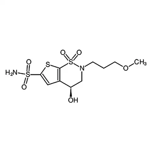 (S)-3,4-二氢-4-羟基-2-(3-甲氧丙基)-2H-噻吩并[3,2-e]-1,2-噻嗪-6-磺酰胺1,1-二氧化物