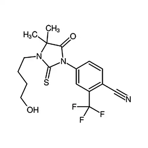 4-[2-硫代-3-(4-羟丁基)-4，4-二甲基-5-氧代咪唑烷-1-基]-2-三氟甲基苯腈