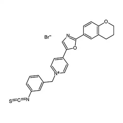 1-(3-Isothiocyanatobenzyl)-4-[2-(3,4-dihydro-2H-1-benzopyran-6-yl)-5-oxazolyl] pyridinium bromide