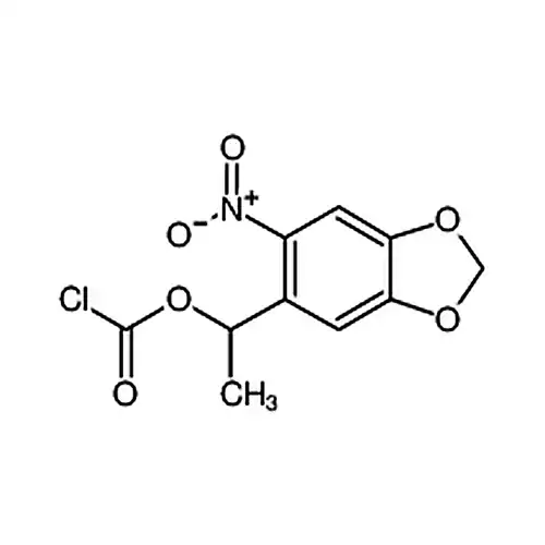 1-(6-硝基苯并[d][1，3]二噁茂-5-基)乙基氯甲酸酯