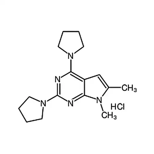 6，7-二甲基-2，4-二-1-吡咯烷基-7H-吡咯并(2，3-d)嘧啶
