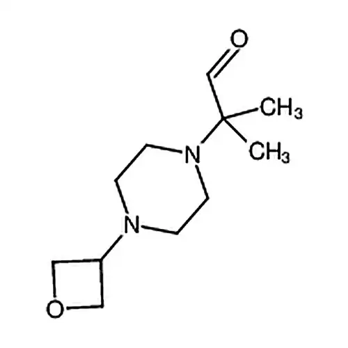 2-甲基-2-[4-(3-氧杂环丁基)-1-哌嗪基]丙醛