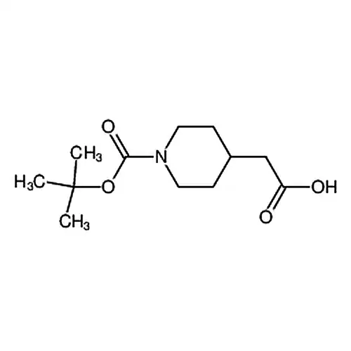 1-叔丁氧羰基-4-哌啶乙酸