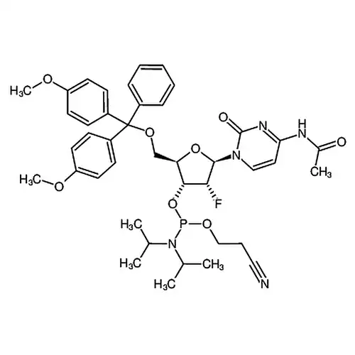 (2R,3R,4R,5R)-5-(4-乙酰氨基-2-氧代嘧啶-1(2H)-基)-2-((双(4-甲氧基苯基)(苯基)甲氧基)甲基)-4-氟四氢呋喃-3-基(2-氰乙基)二异丙基亚磷酰胺