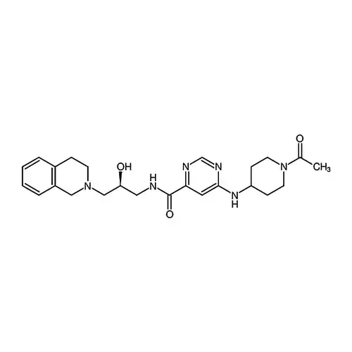 (S)-6-((1-乙酰哌啶-4-基)氨基)-N-(3-(3,4-二氢异喹啉-2(1H)-基)-2-羟丙基)嘧啶-4-甲酰胺