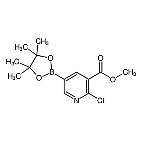 2-氯-5-(4，4，5，5-四甲基-1，3，2-二氧杂环戊硼烷-2-基)烟酸甲酯
