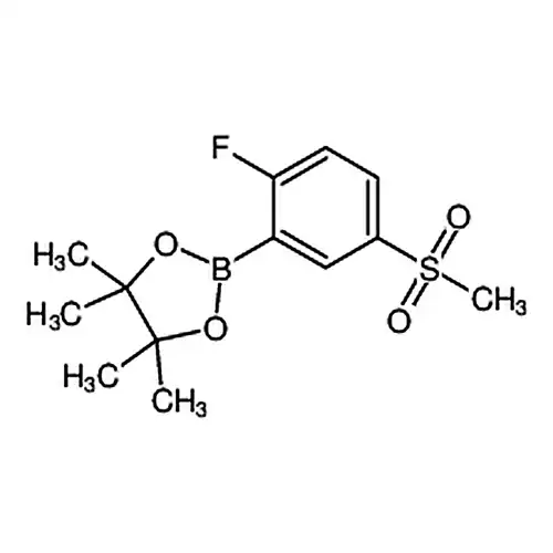 2-(2-氟-5-(甲基磺酰基)苯基)-4,4,5,5-四甲基-1,3,2-二氧硼杂环戊烷