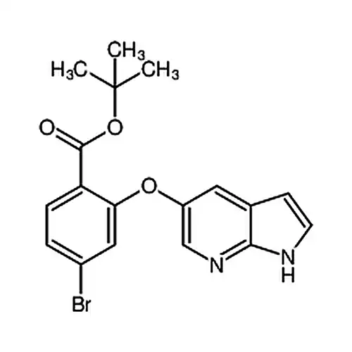 2-((1H-吡咯并[2,3-b]吡啶-5-基)氧基)-4-溴苯甲酸叔丁酯