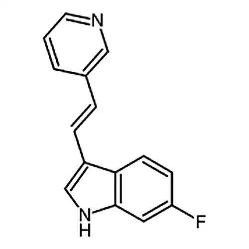 (E)-6-氟-3-(2-(吡啶-3-基)乙烯基)-1H-吲哚