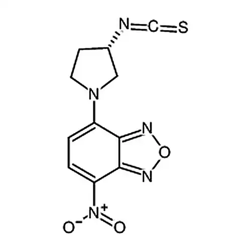 (S)-(+)-NBD-Py-NCS [=(S)-(+)-4-(3-异硫氰酸基吡咯烷-1-基)-7-硝基-2,1,3-苯并恶二唑] [用于e.e.值测定的HPLC标记试剂]