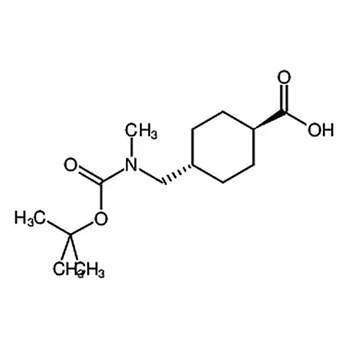 反式-4-(((叔丁氧羰基)(甲基)氨基)甲基)环己烷-1-甲酸