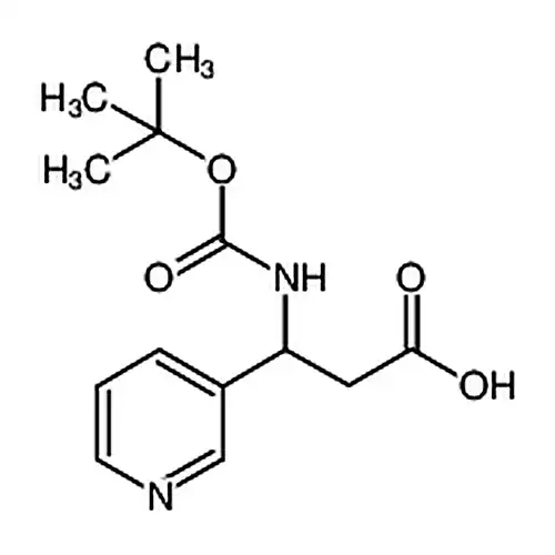 3-((叔丁氧羰基)氨基)-3-(吡啶-3-基)丙酸