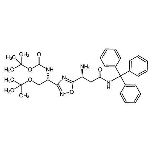 ((R)-1-(5 - ((S)-1-氨基-3-氧代-3-(三苯甲基氨基)丙基)-1，2，4-恶二唑