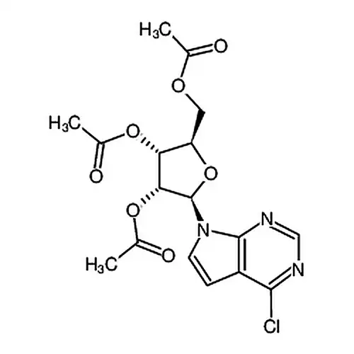 4-氯-7-(2，3，5-三-O-乙酰基-β-D-呋喃核糖基)-7H-吡咯并[2，3-d]嘧啶