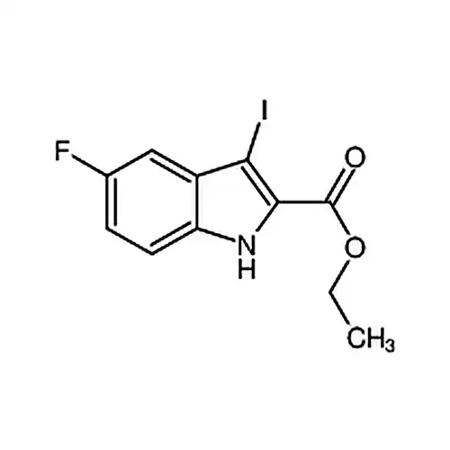 5-氟-3-碘-1H-吲哚-2-羧酸乙酯