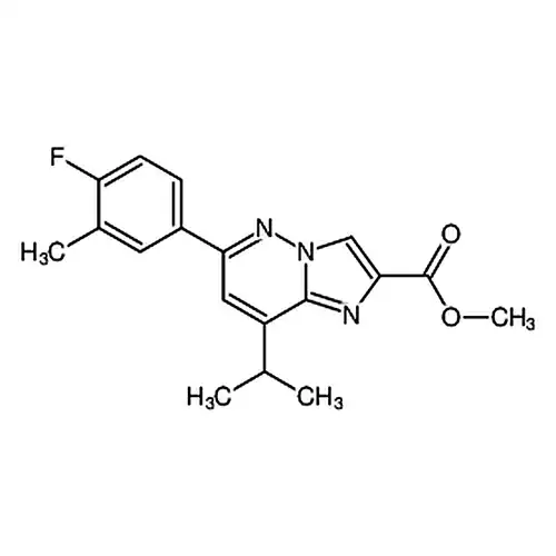 6-(4-氟-3-甲基苯基)-8-异丙基咪唑并[1，2-b]哒嗪-2-羧酸甲酯