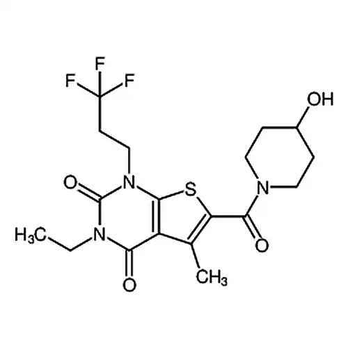 3-乙基-6-(4-羟基哌啶-1-羰基)-5-甲基-1-(3,3,3-三氟丙基)噻吩并[2,3-d]嘧啶-2,4(1H,3H)-二酮