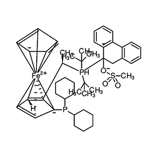 甲磺酸{[(R)-(-)-1[(S)-2-(二环己基膦)二茂铁]乙基二丁基膦基}(2'-氨基-1,1'-联苯-2-基)钯(II)