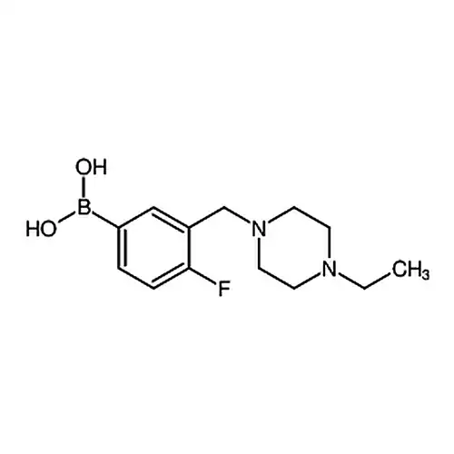 3-((4-乙基哌嗪-1-基)甲基)-4-氟苯基硼酸