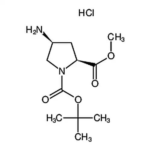 (2S,4S)-1-叔丁氧羰基-4-氨基吡咯烷-2-羧酸甲酯盐酸盐