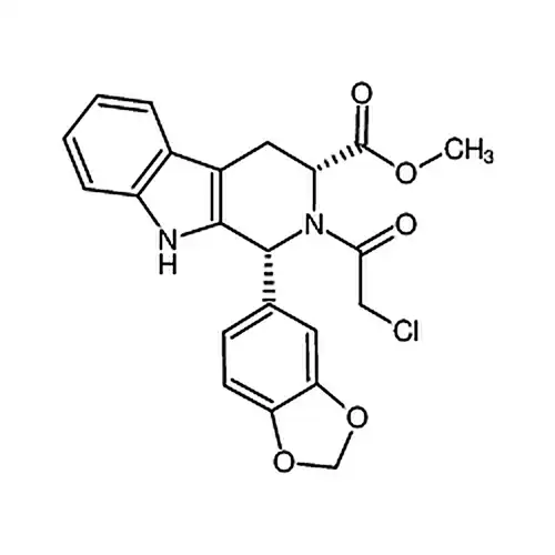 (1R,3R)-1-(苯并[d][1,3]二氧杂环戊烷-5-基)-2-(2-氯乙酰基)-2,3,4,9-四氢-1H-吡啶并[3,4-b]吲哚-3-羧酸甲酯