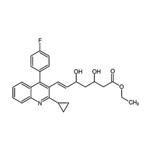 (E)-3,5-二羟基-7-[2-环丙基-4-(4-氟苯基)-3-喹啉基]庚-6-烯酸乙酯